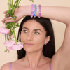 Sapphire | Silver | Mermaid Glass Statement Bracelet